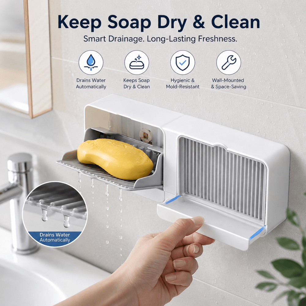 Double Bar Soap Holder(🔥Summer Sale ) – Favhome IN