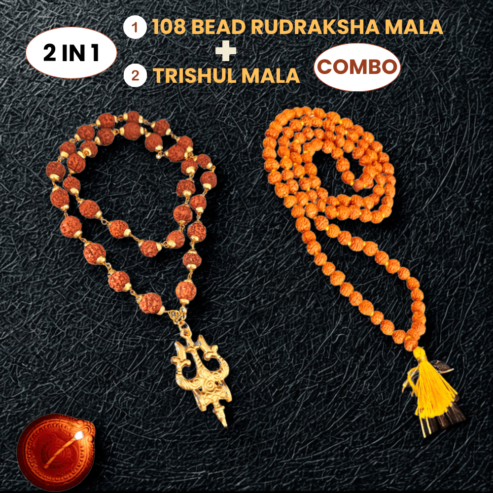 GodGifted Gold Plated Authentic Rudraksha Bracelet