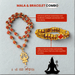 GodGifted Gold Plated Authentic Rudraksha Bracelet For Men