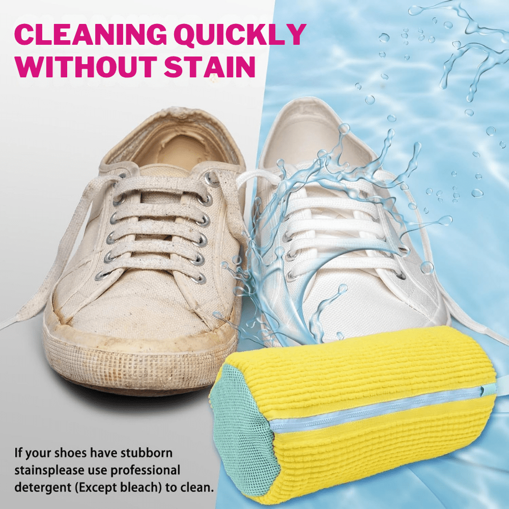 Premium Shoe Wash Bag for Washing Machine – Reusable Protective Laundry Bag for Sneakers & Sports Shoes ( Buy 1 Get 1 Free )