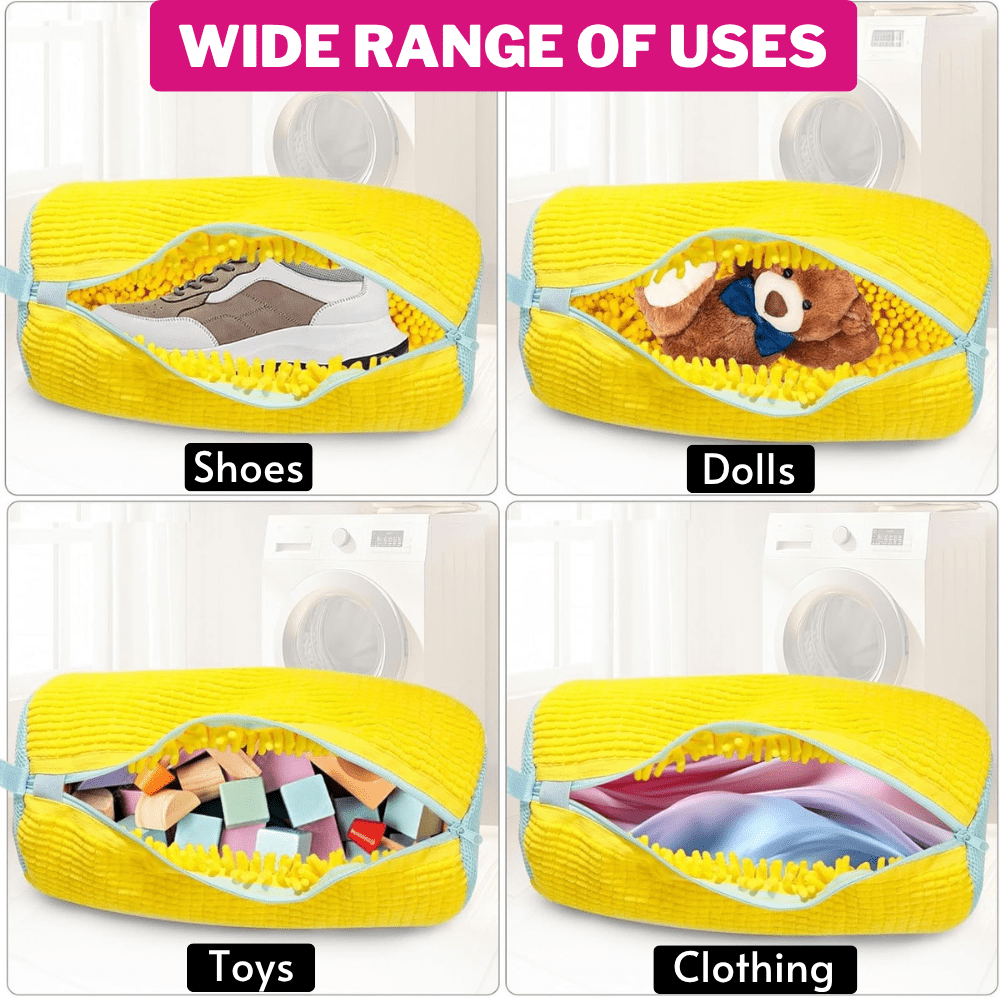 Premium Shoe Wash Bag for Washing Machine – Reusable Protective Laundry Bag for Sneakers & Sports Shoes ( Buy 1 Get 1 Free )