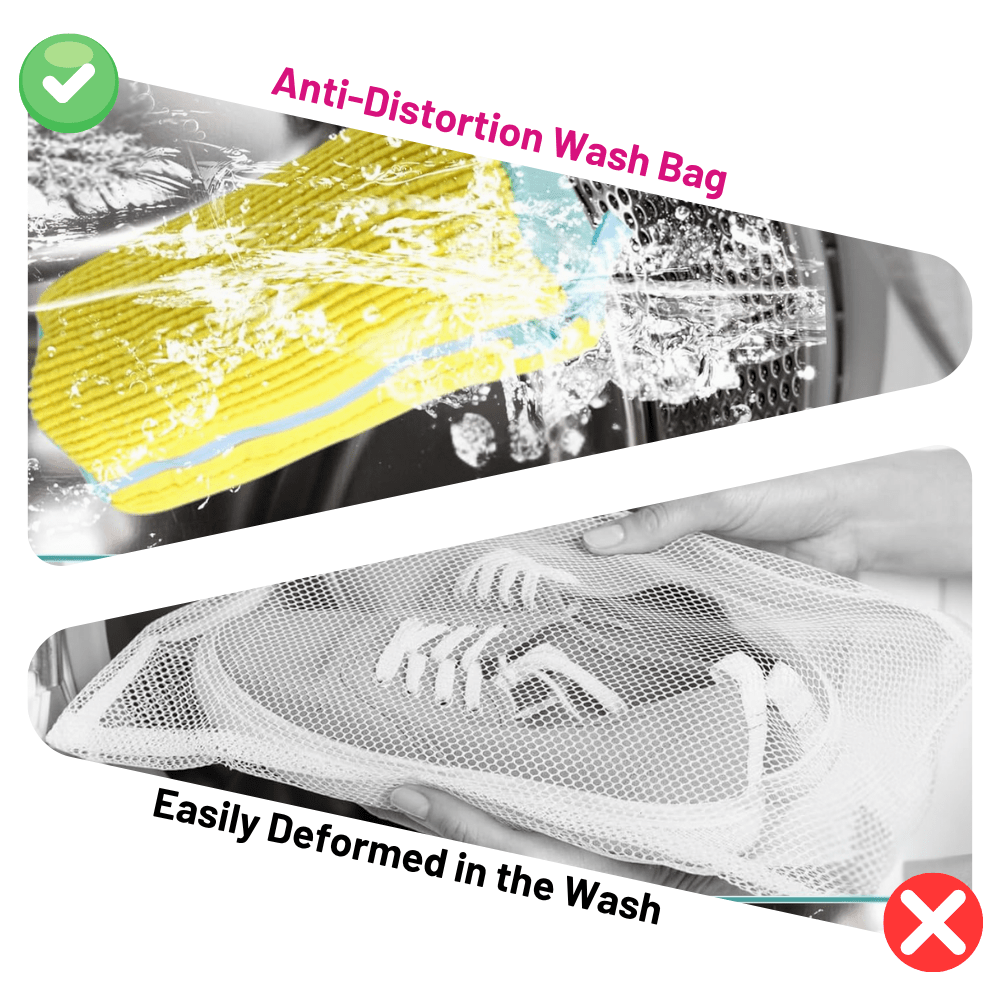 Premium Shoe Wash Bag for Washing Machine – Reusable Protective Laundry Bag for Sneakers & Sports Shoes ( Buy 1 Get 1 Free )