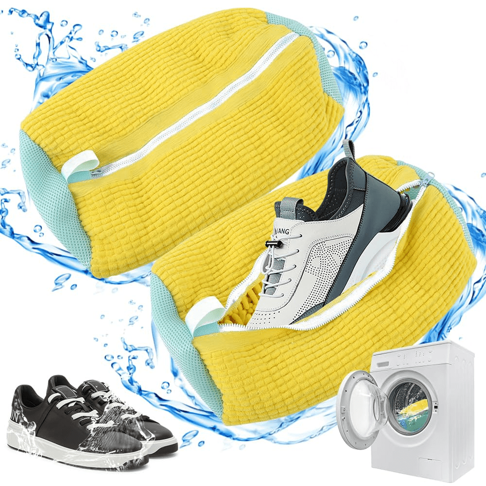 Premium Shoe Wash Bag for Washing Machine – Reusable Protective Laundry Bag for Sneakers & Sports Shoes ( Buy 1 Get 1 Free )