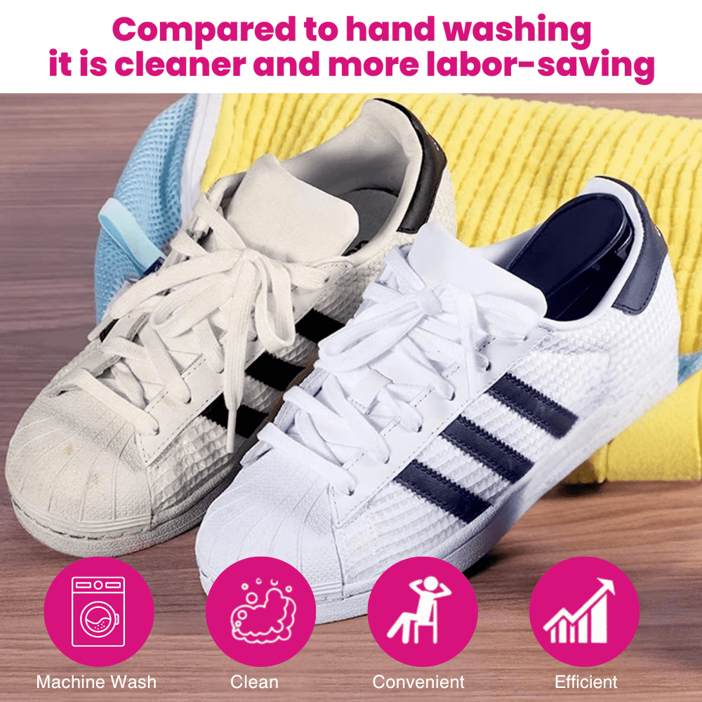 Premium Shoe Wash Bag for Washing Machine – Reusable Protective Laundry Bag for Sneakers & Sports Shoes ( Buy 1 Get 1 Free )