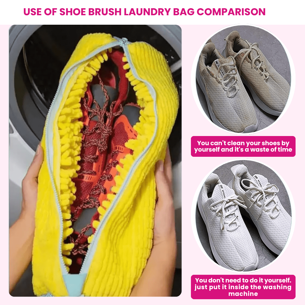 Premium Shoe Wash Bag for Washing Machine – Reusable Protective Laundry Bag for Sneakers & Sports Shoes ( Buy 1 Get 1 Free )