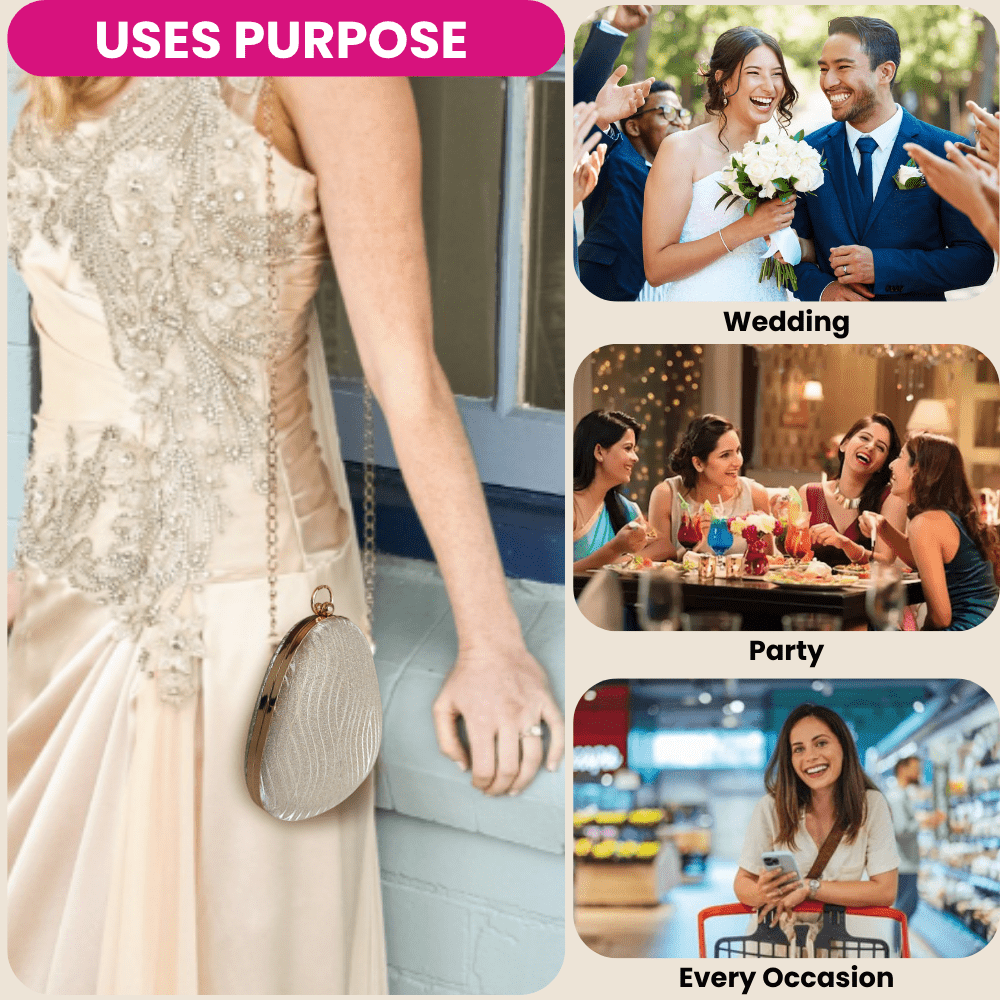 SLARA Party Clutch – Elevate Your Evening Elegance