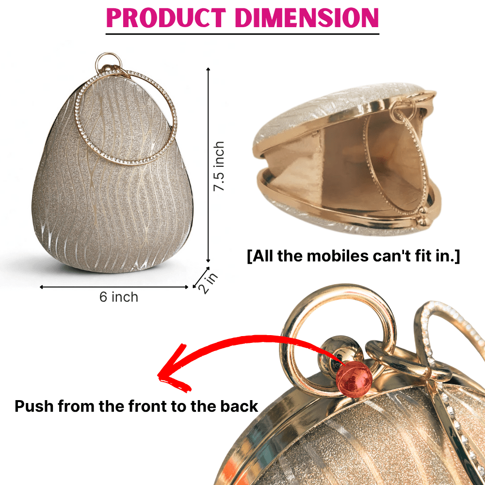 SLARA Party Clutch – Elevate Your Evening Elegance