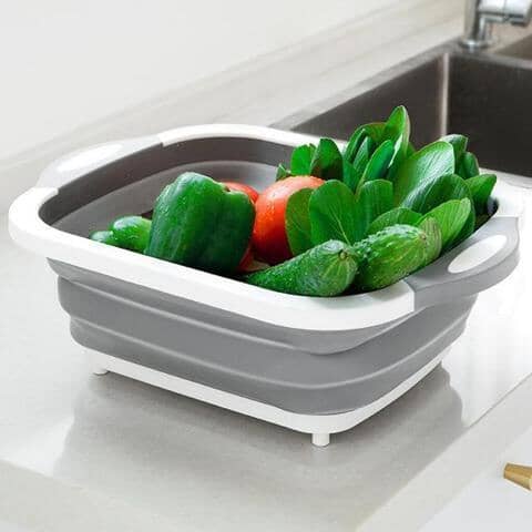 3 In 1 Multi-Functional Chopping Board With Dish Tub™