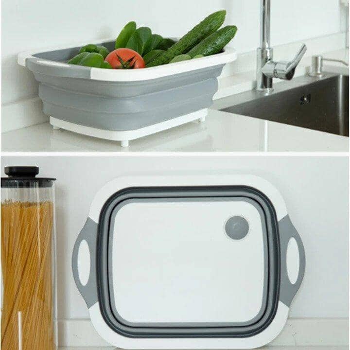 3 In 1 Multi-Functional Chopping Board With Dish Tub™