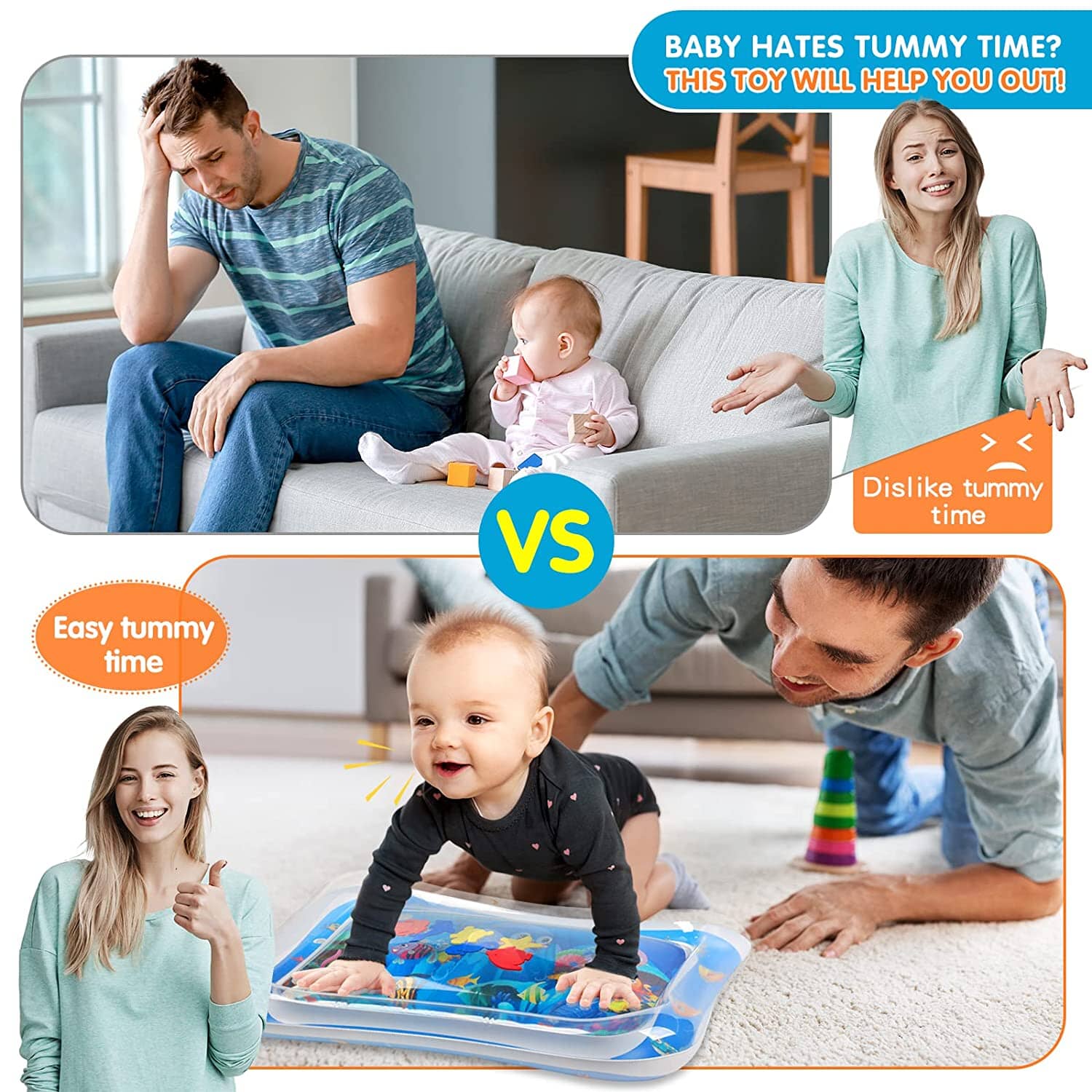 Baby Fun Water Mat - BUY 1 GET 1 FREE