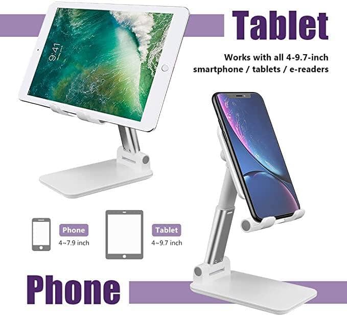 MOBISTAND™ Portable and Height Adjustable Mobile & Tablet Stand